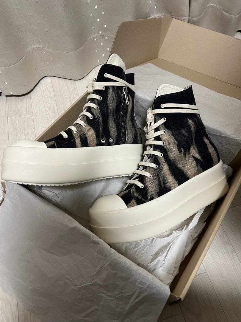 靴 rick owens drkshdw double bumper sneaks
