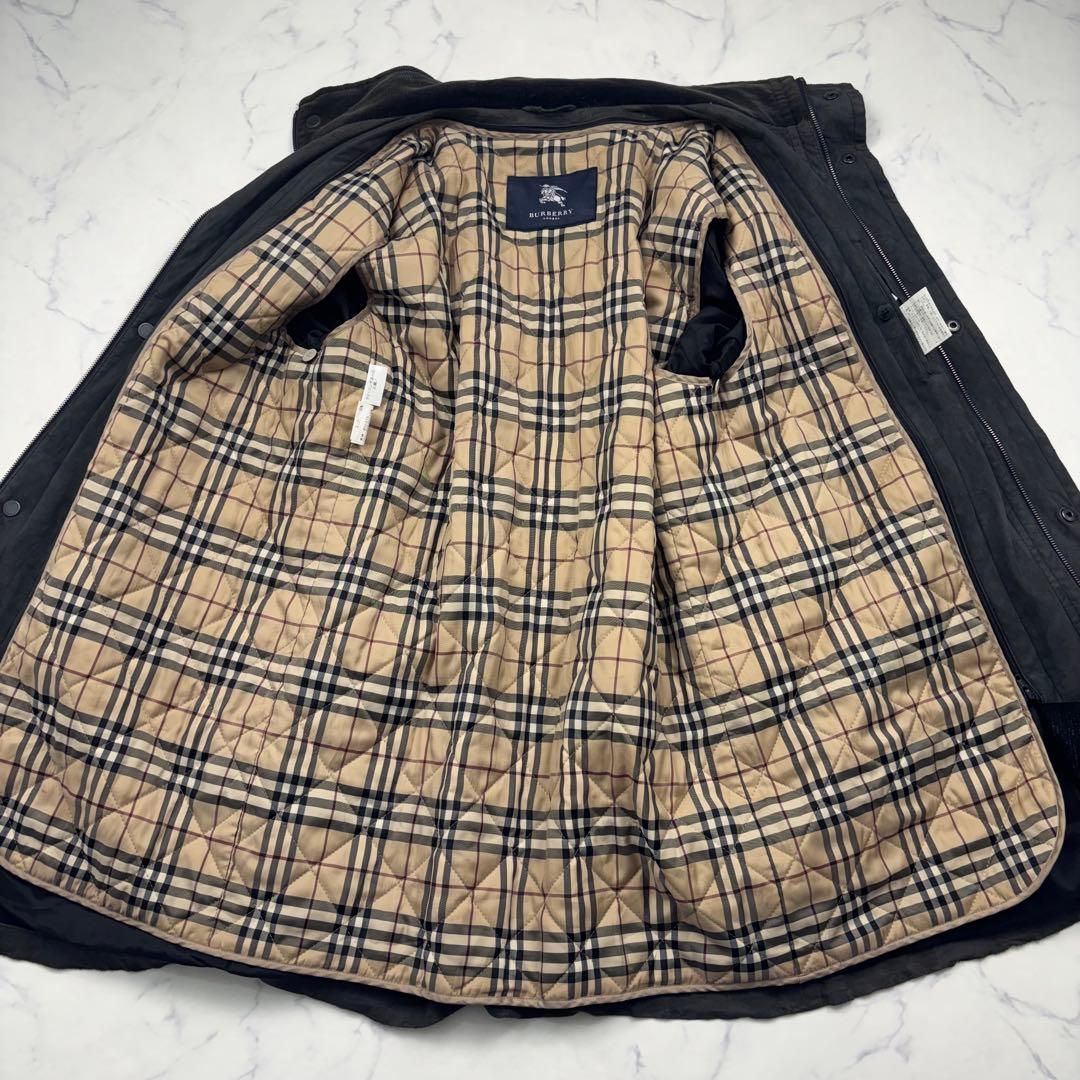 逸品】バーバリーロンドン スエード ジャケット ブルゾン ライナー付