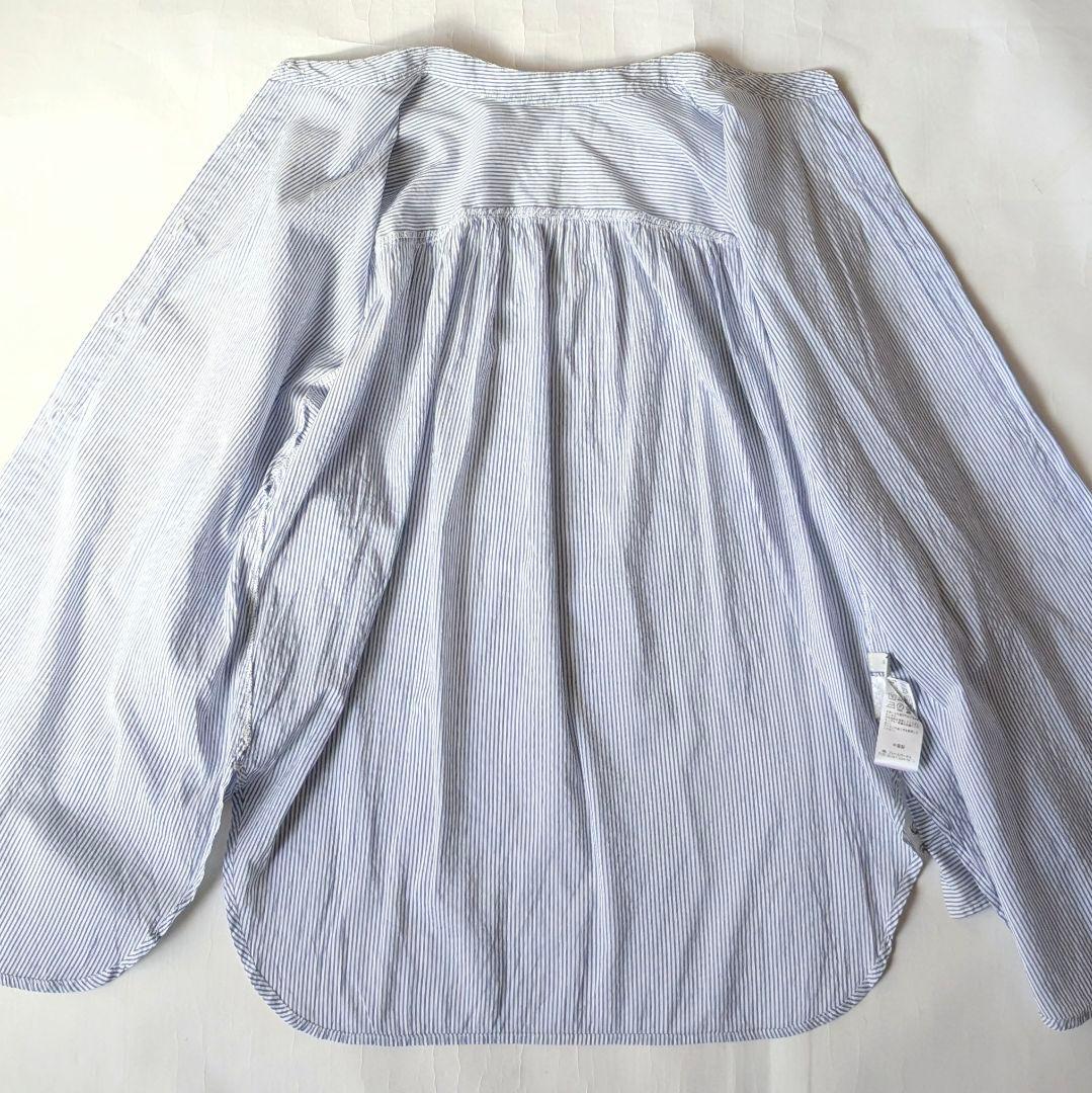 Spick & Span スピックアンドスパン コットンシルク ギャザーシャツ