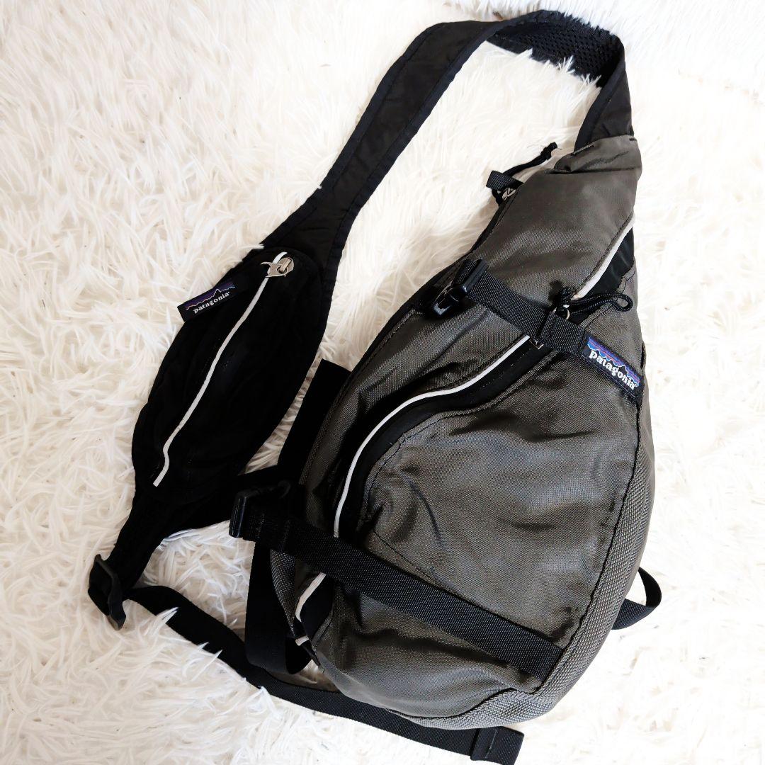 90s 00s USA製 パタゴニア スリングバッグ ボディバッグ y2k