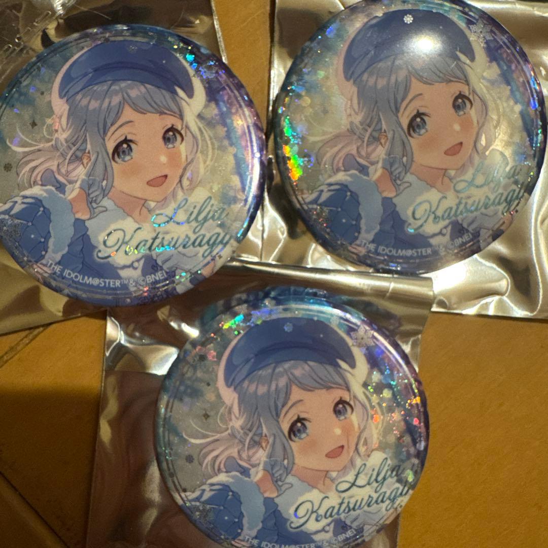 学園アイドルマスター 学マス ホログラム缶バッジ 葛城リーリヤ