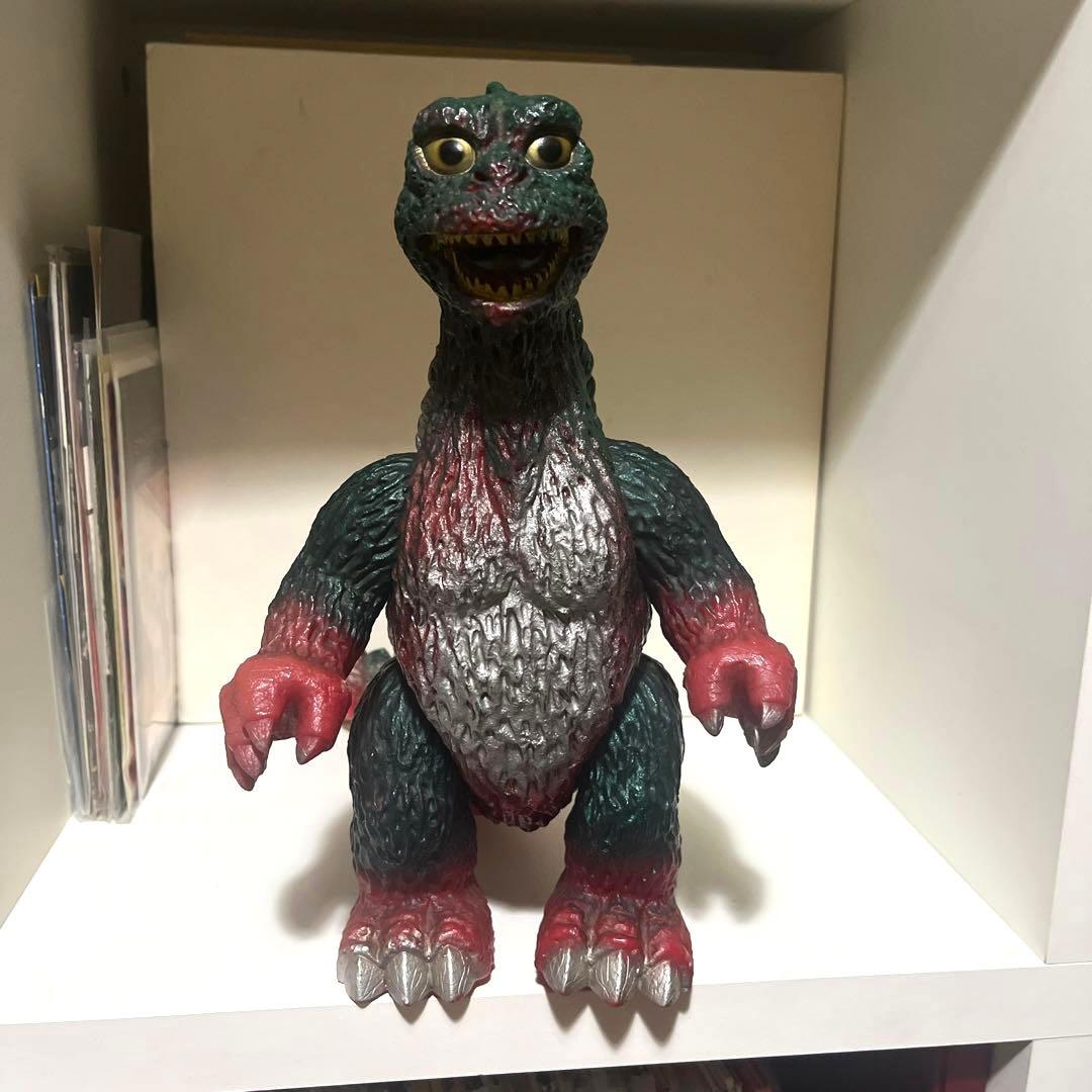 ポピー グレートザウルス 似 ゴジラ ソフビ フィギュア 怪獣 キングザウルス 復刻版ポピーグレートザウルス ゴジラ（レトログリーンVer.）