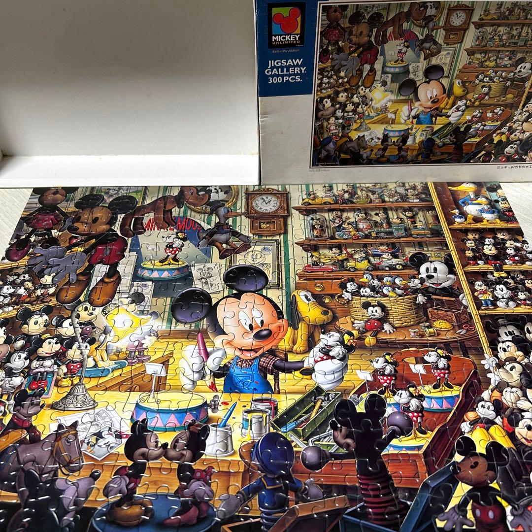 ディズニー ジグソーパズル ミッキーのおもちゃ工房 300ピース レトロ