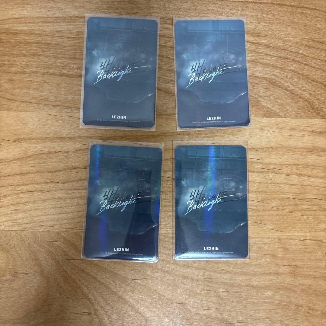 韓国BL Backlight バックライト トレカ 4枚セット - メルカリ