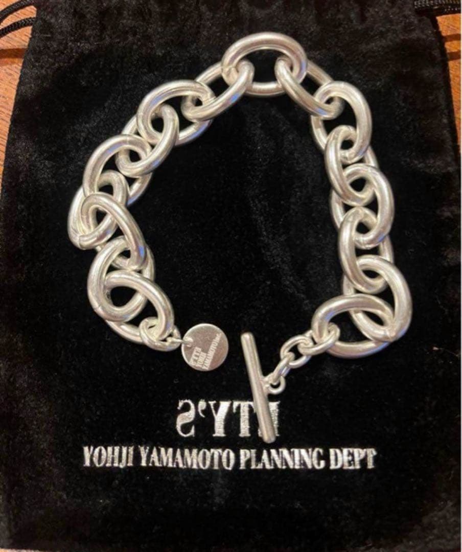 Yohji Yamamoto シルバーチェーンブレスレット