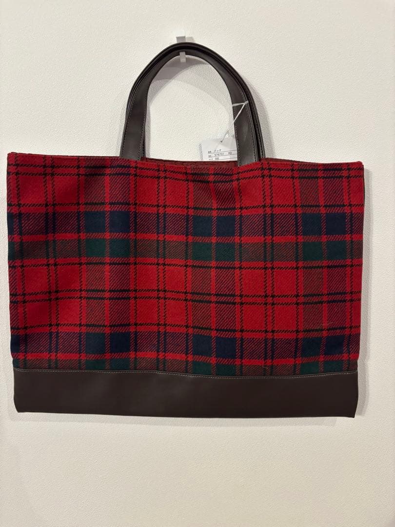 新品タグ付き】familiar クリスマス限定バッグ チェック柄 - メルカリ