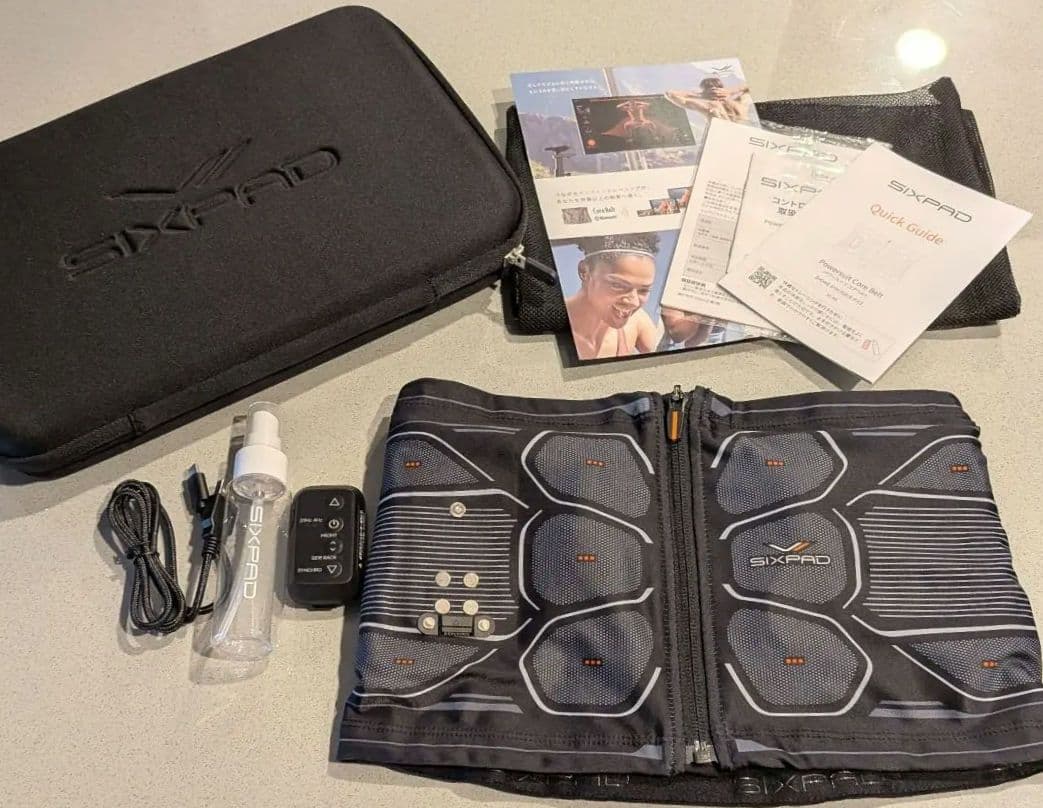 美品★ SIXPAD パワースーツコアベルト M コントローラ付き