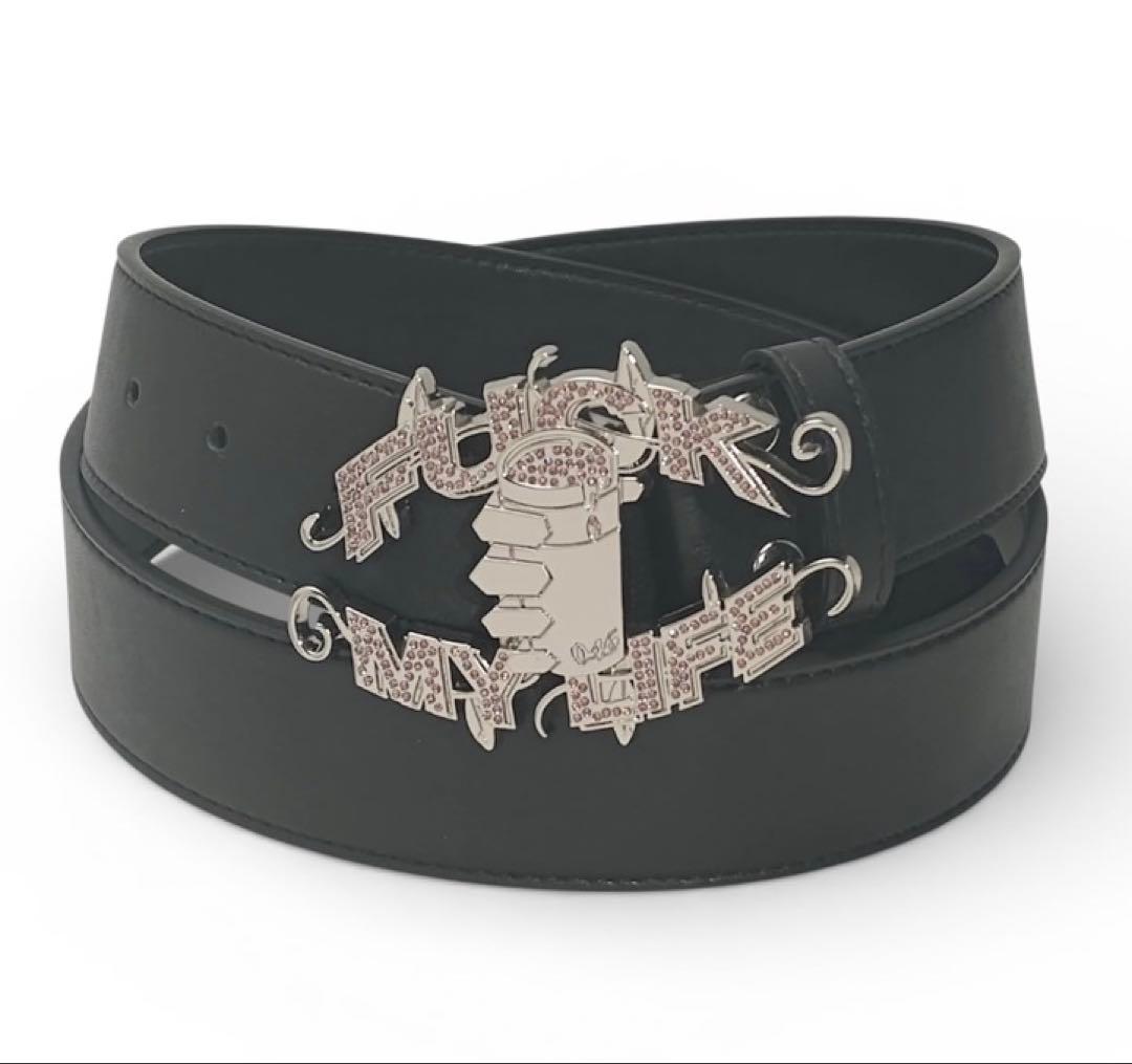 再販なし fuckmylife flexwitme ラインストーンベルト - メルカリ