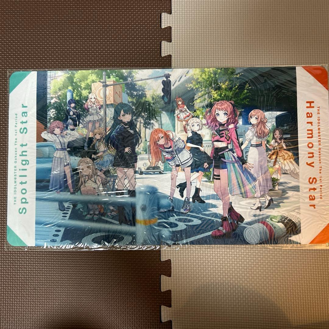 学園アイドルマスター The 1st Period 公式ラバーマット グッズ-デスクマット】学園アイドルマスター ラバーマット 初星