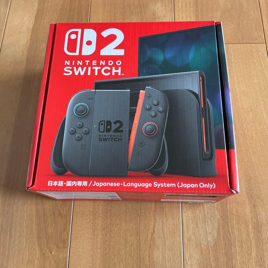 ニンテンドーSwitch2本体 新品未開封！梱包済日本語対応 保証レシート