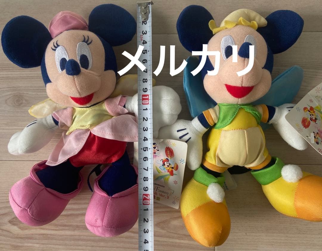 ディズニー SEGA ミッキー ミニー ぬいぐるみ 平成レトロ 非売品 蝶