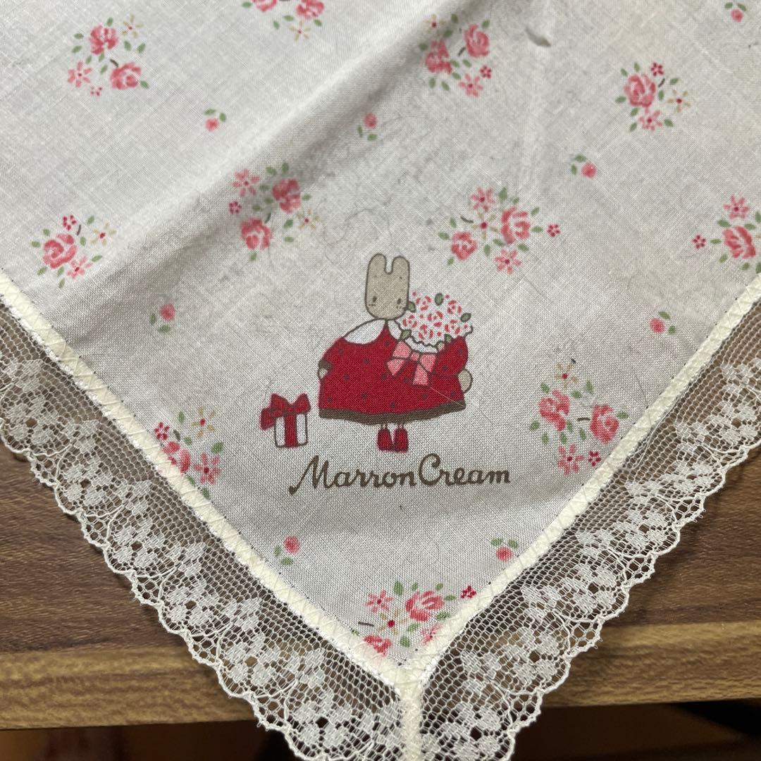 サンリオ マロンクリーム レースハンカチ - メルカリ
