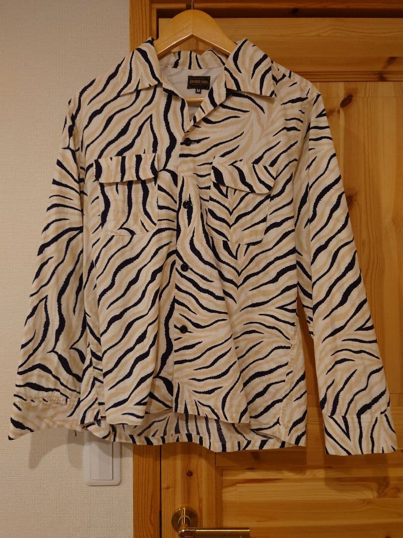 The Groovin High　グルービンハイ　長袖シャツゼブラ　M The GROOVIN HIGH（ザ・グルーヴィンハイ）】1950's Vintage Style