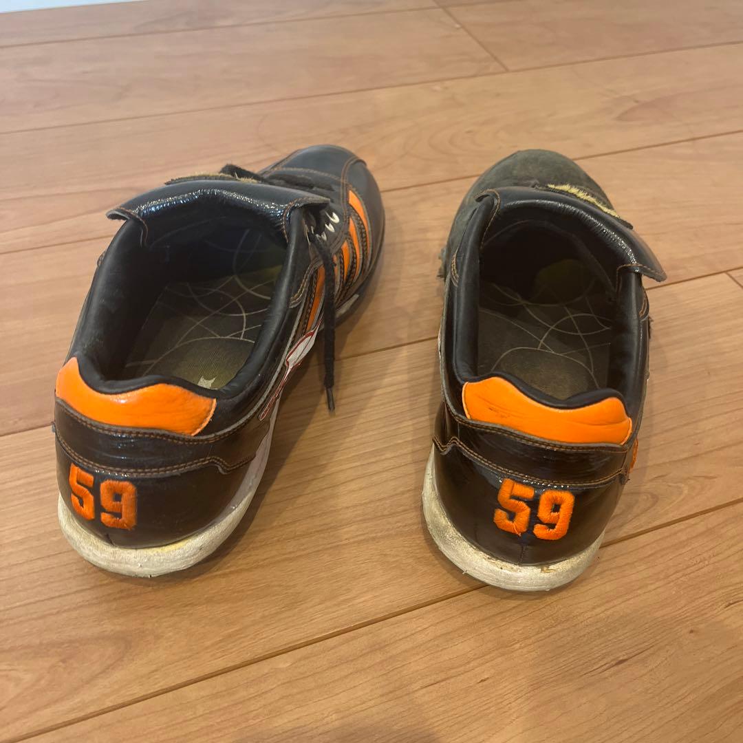 プロ野球選手 実使用スパイク 巨人 59番 福田聡志 - メルカリ