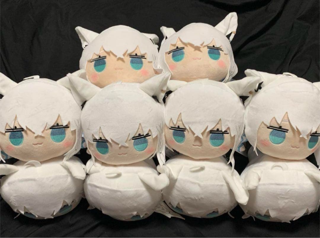 白上フブキ 寝そべりぬいぐるみ 10個