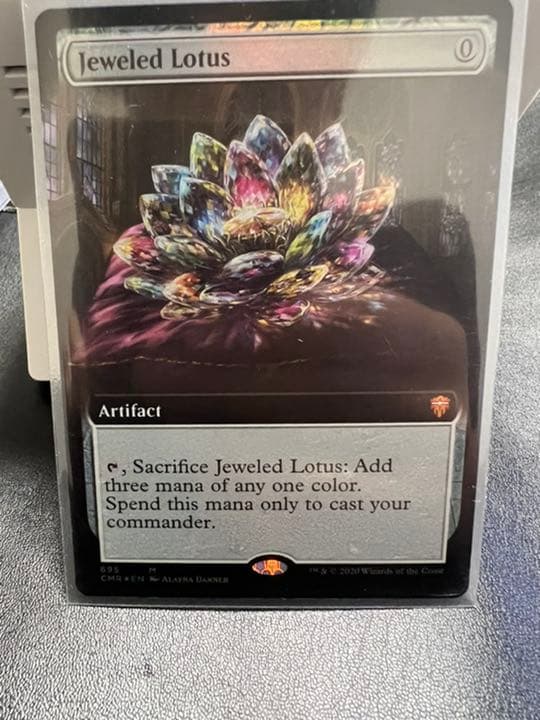 宝石の睡蓮　拡張foil 完品 FOIL)(ショーケース枠)光輝の睡蓮/Radiant Lotus《英語》【DFT】