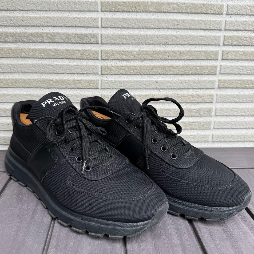 銀座店購入★PRADA カジュアルスニーカー ブラック
