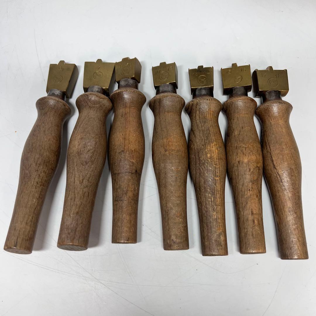 靴職人道具セット レザークラフト コバコテ 7点セット 靴道具 靴修理 6〜18