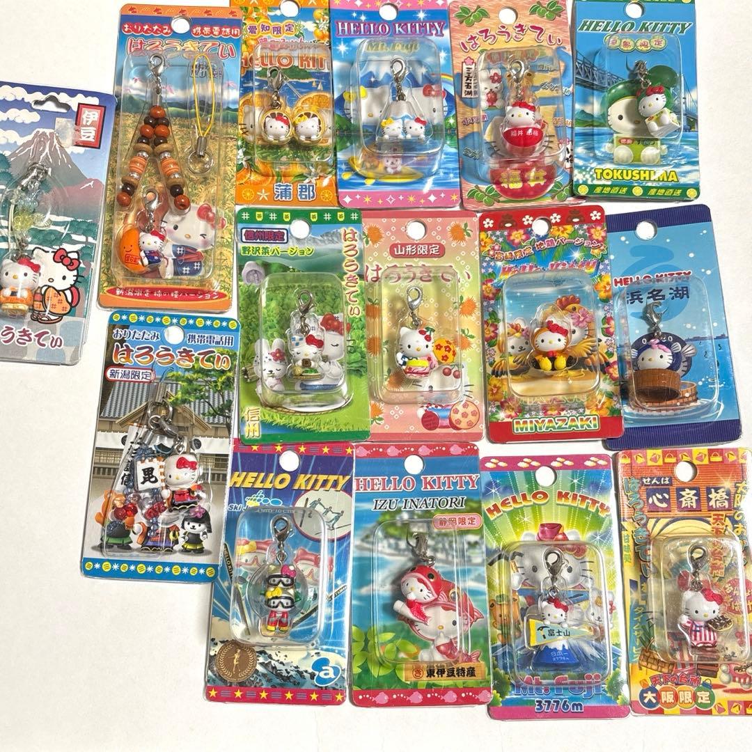 ご当地　キティ　ファスナーマスコット　ストラップ　まとめ売り