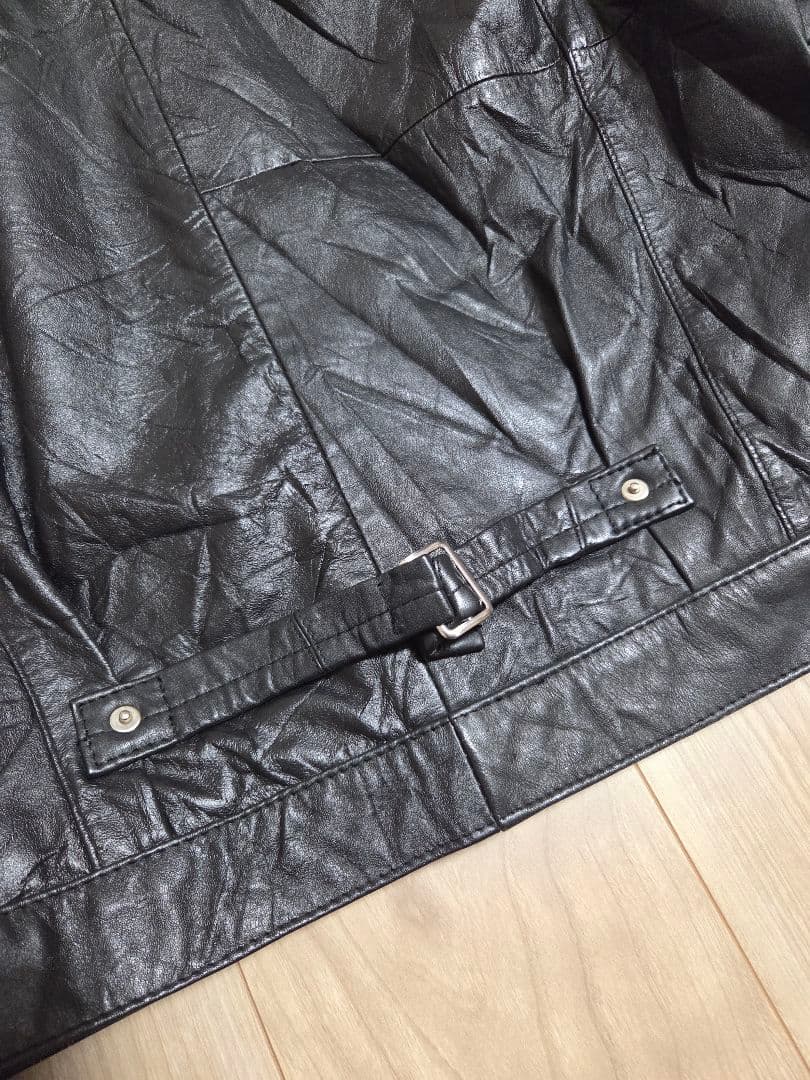 yoused レザージャケット リメイク 大戦モデル 本革 ブラック サイズ1