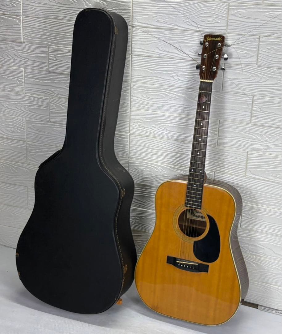 YAMAKI ヤマキ F118 アコースティックギター ハードケース付き Yahoo!オークション -「yamaki f」(アコースティックギター) (ギター