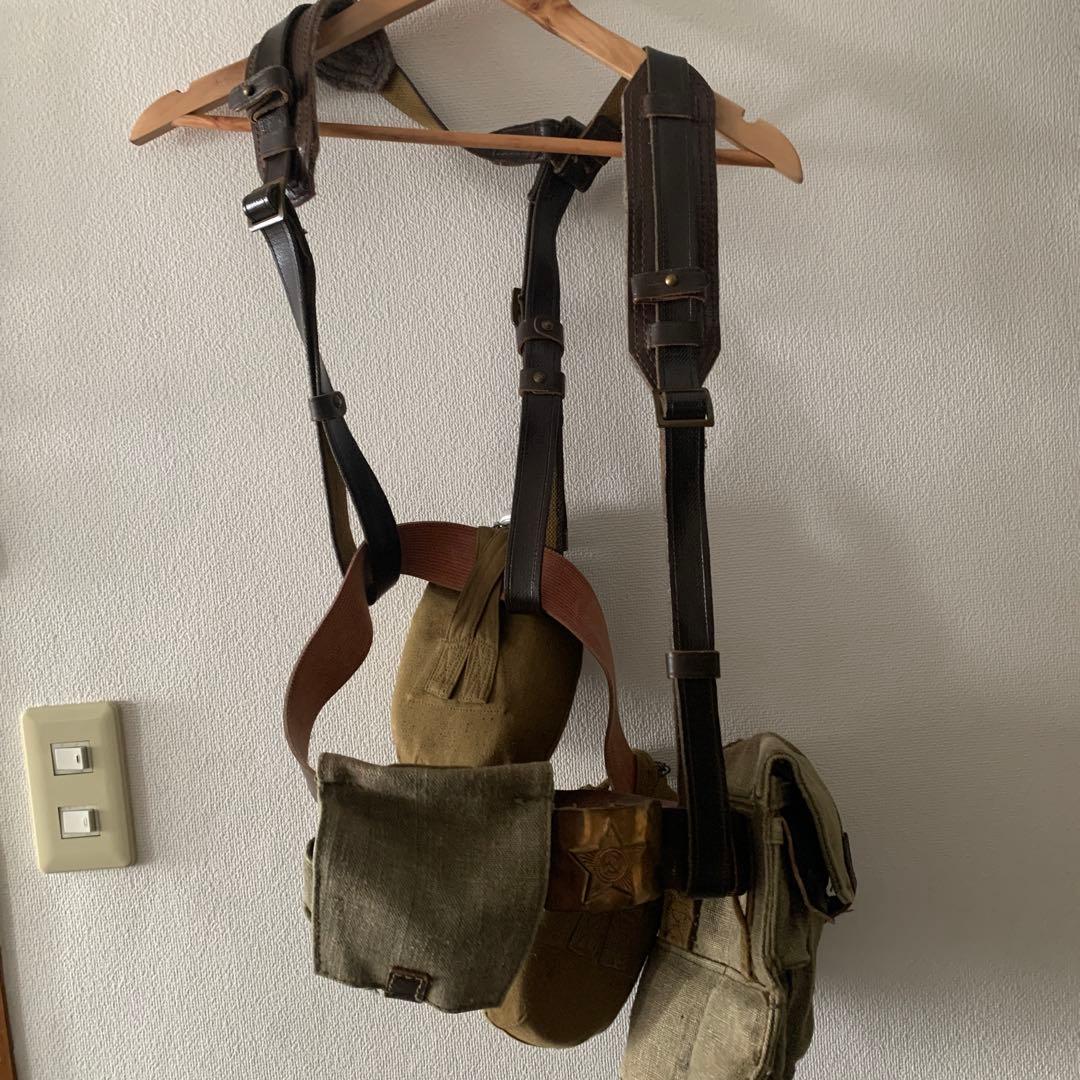 ソ連軍　野戦サスペンダー一式　値下げ中