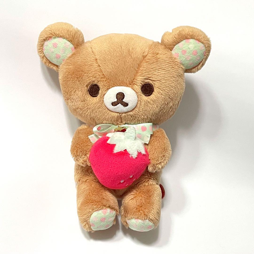 リラックマ ストロベリーパーティー ぬいぐるみ いちご サンエックス 入手困難 かわいいストロベリーパーティテーマの限定アイテム！ロフト