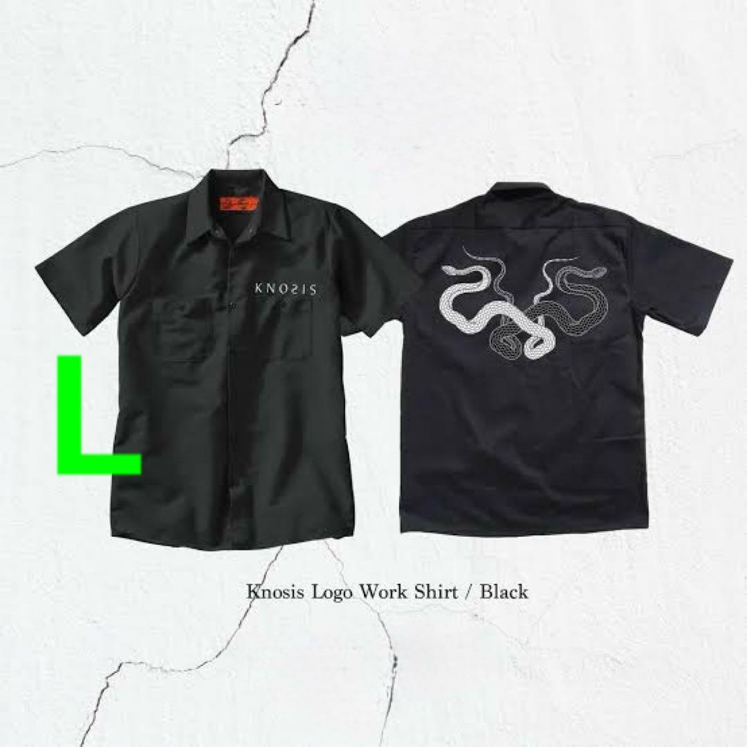 knosis ワークシャツ ブラックL BLACK BLARE FEST ブレア