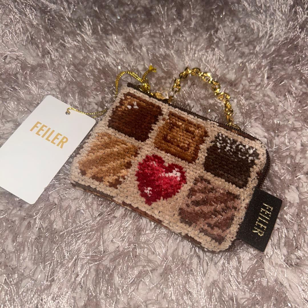 FEILER フェイラー コフレドゥショコラ ポーチ FEILER - フェイラー コフレドゥショコラ スクエアポーチの通販 by