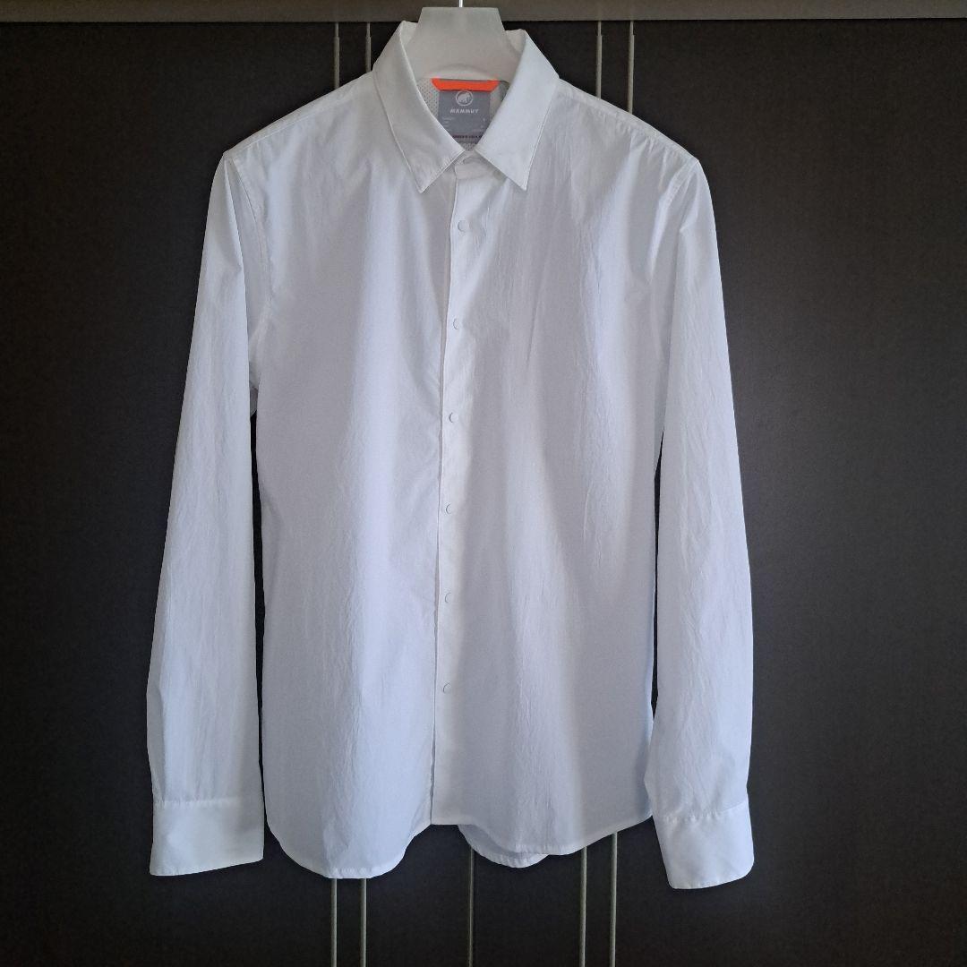 美品　マムートセオンロングスリーブ　白L