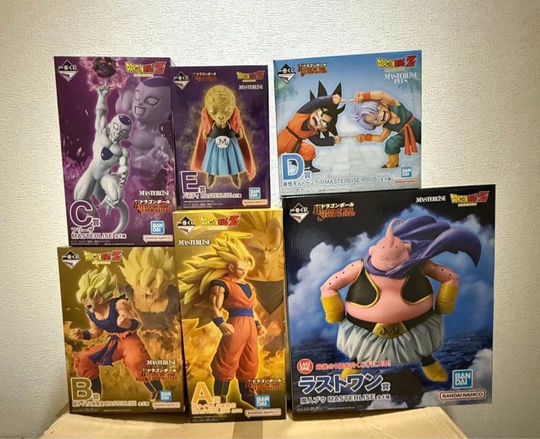 ドラゴンボール 一番くじ フィギュア6種 全種類セット　下位賞複数おまけ付き