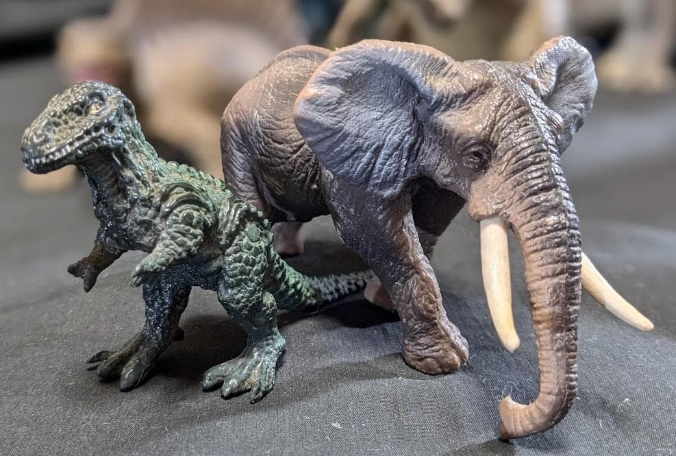 昭和レトロ恐竜（ツクダホビー）ソフビフィギュア9体セット＋2