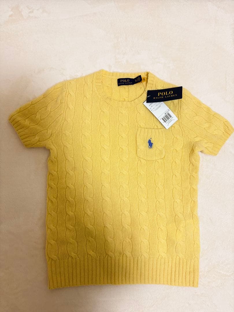 Polo Ralph Lauren 半袖ニット XS ウール、カシミア