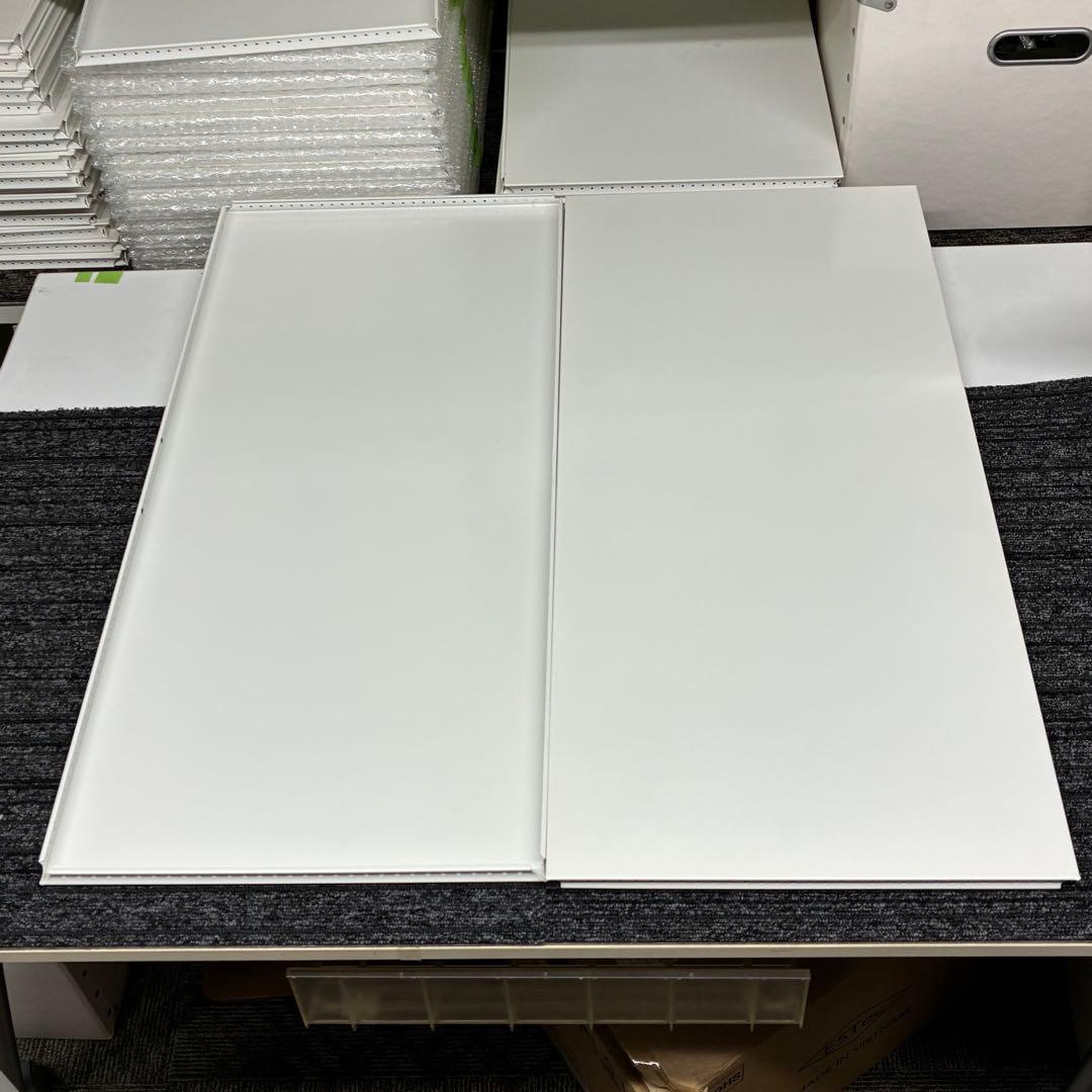 【美】USMHallerパネル 33.5×73.5cm ピュアホワイト2枚組