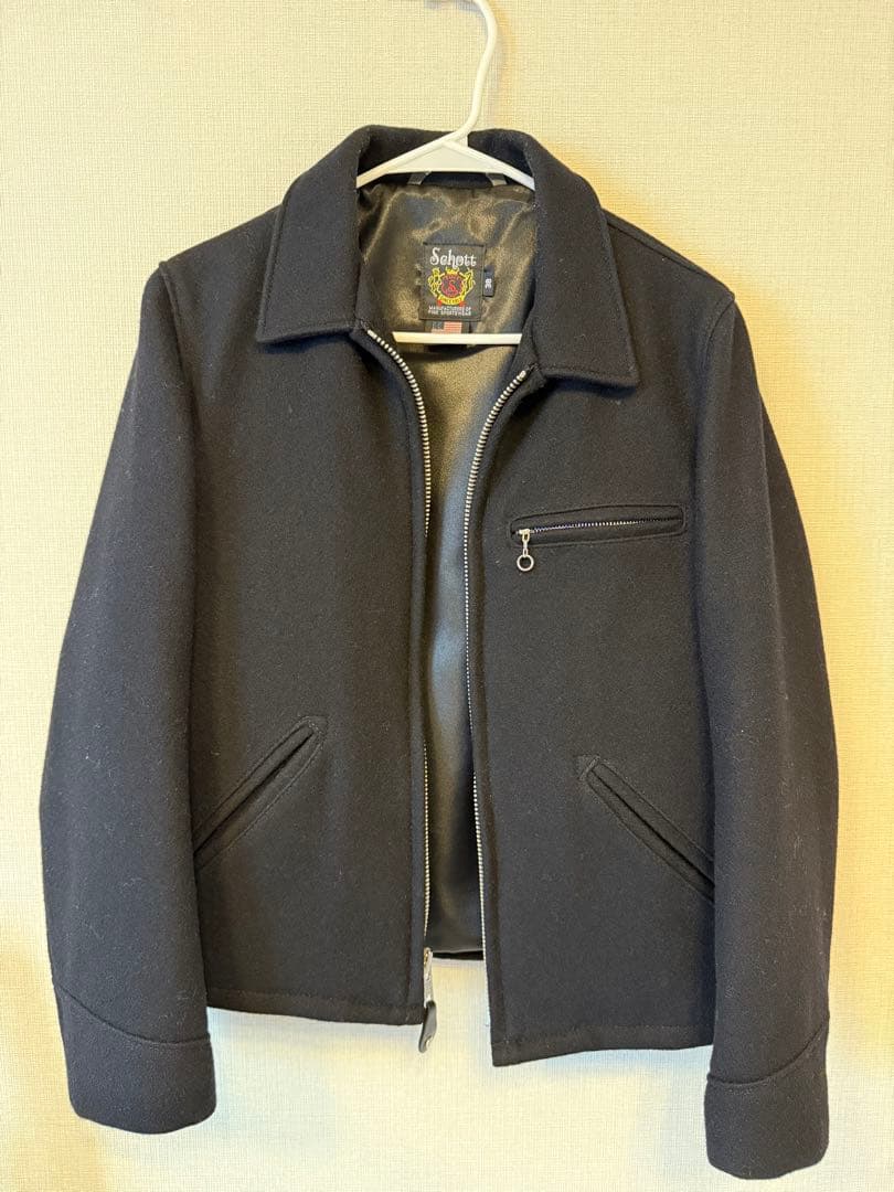 Schott ジャケット 38サイズ 黒