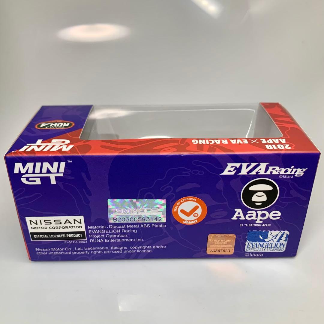 良個体 Mini GT 1/64 日産 GT-R R35 エヴァ レーシング 赤 赤 良個体