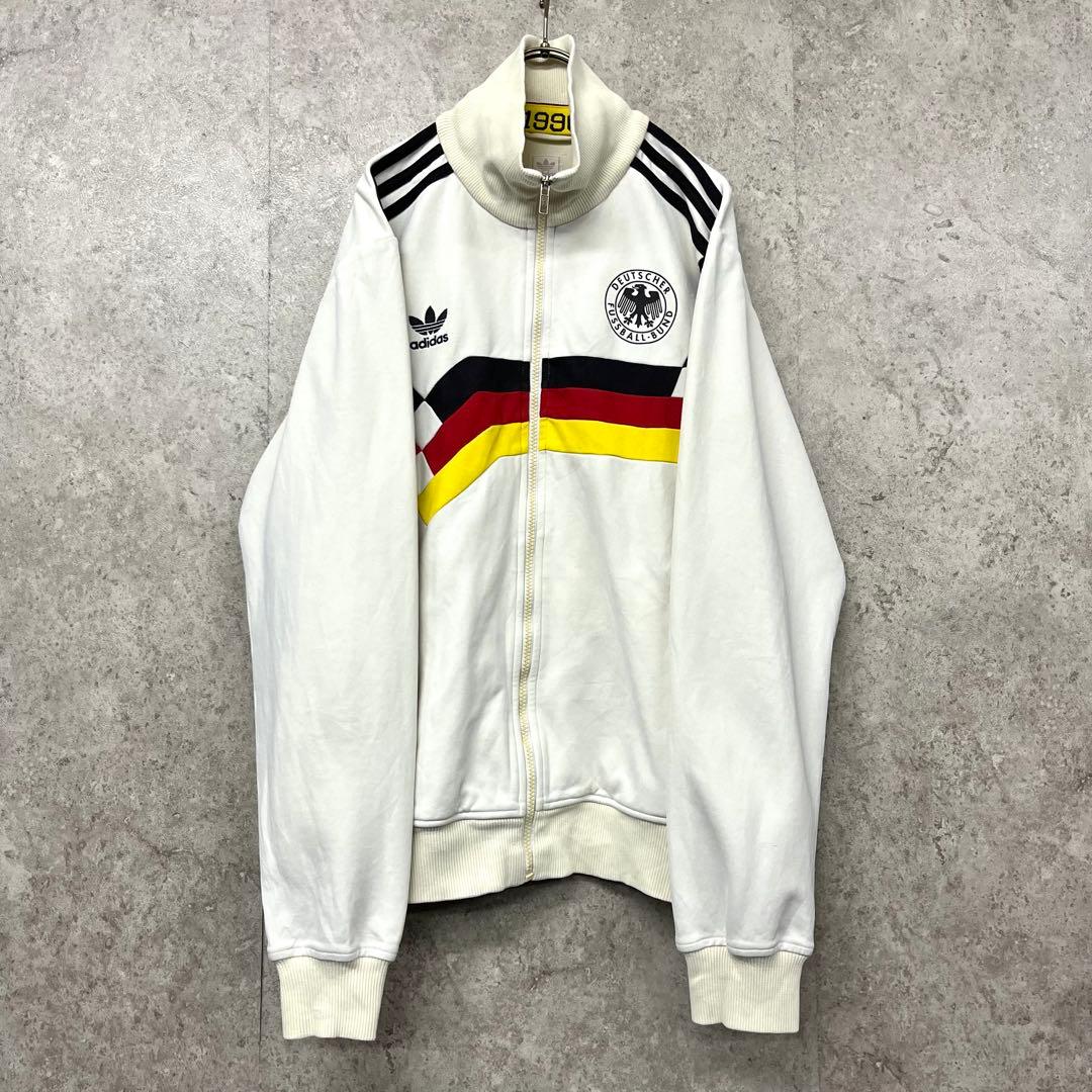 レアUS古着00s○アディダス ドイツ代表 刺繍トラックジャケット L