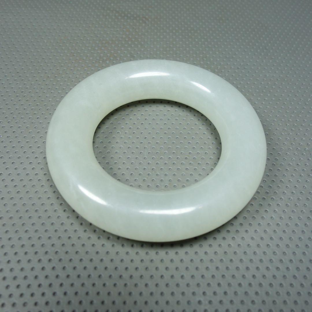 清時代 和田玉 袈裟環 中国美術・古美術・玉器 - メルカリ