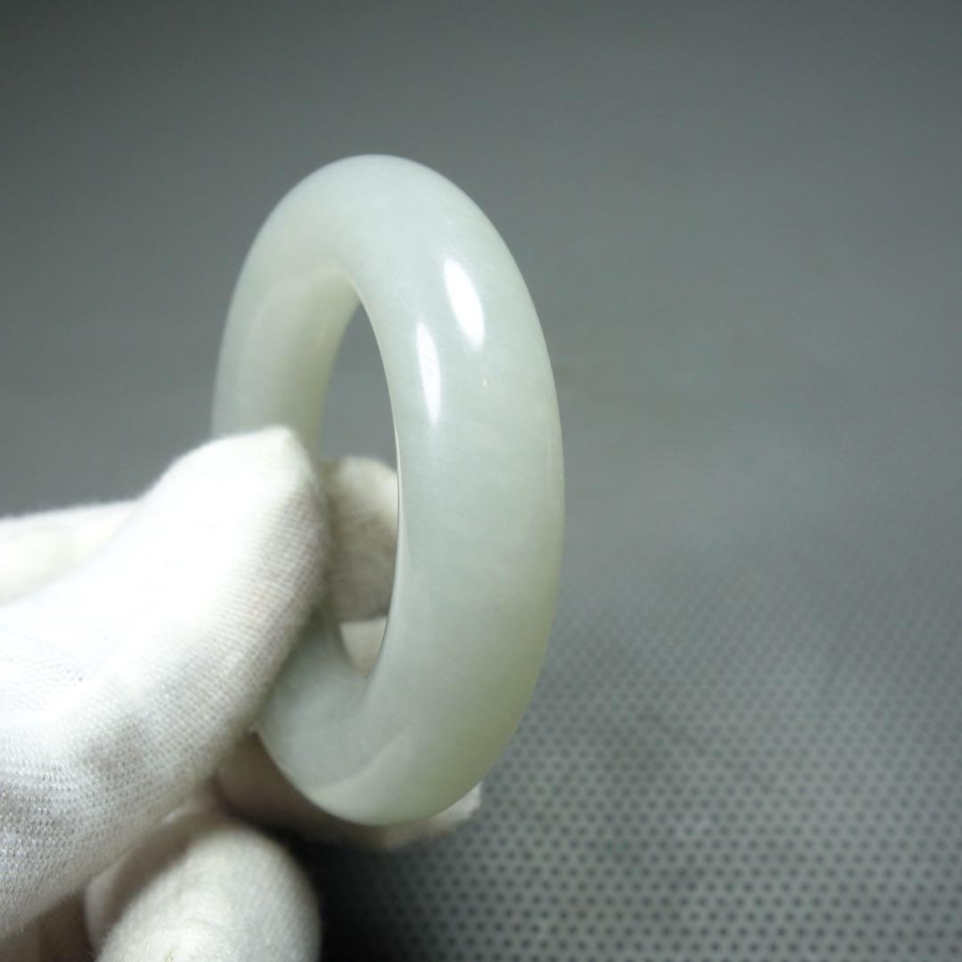 清時代 和田玉 袈裟環 中国美術・古美術・玉器 - メルカリ