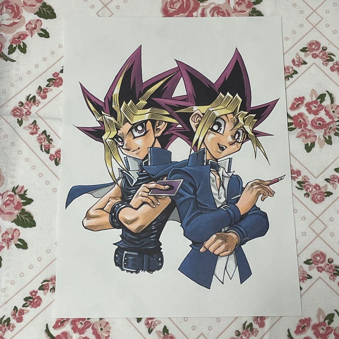 遊戯王 武藤遊戯 アテム 闇遊戯 ジャンプ流 高橋和希 イラスト