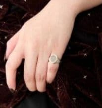 とんこつ40様 MALUS シルバー リング ダイヤモンド - メルカリ