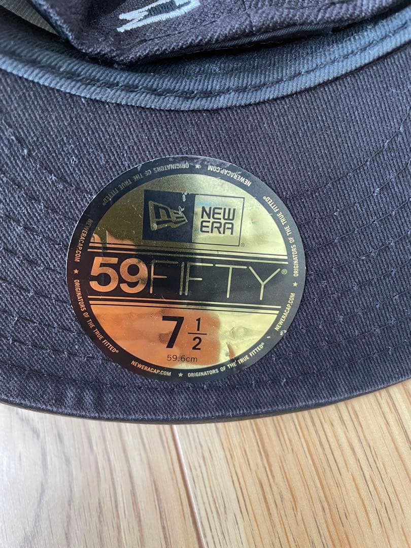 Supreme NEW ERA 59FIFTY ブラックキャップ 7 1/2 - メルカリ