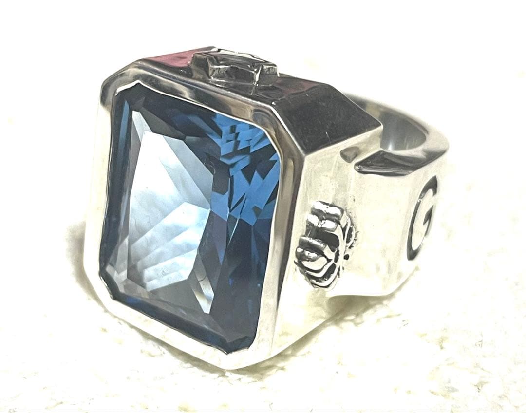GOD リング✨️ブルー✨️シルバー925