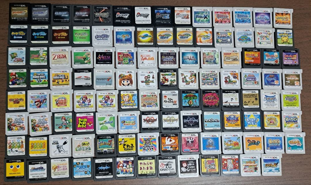 ニンテンドーDS・3DSソフト(1本ジャンク品) まとめ売り ケース付きあり