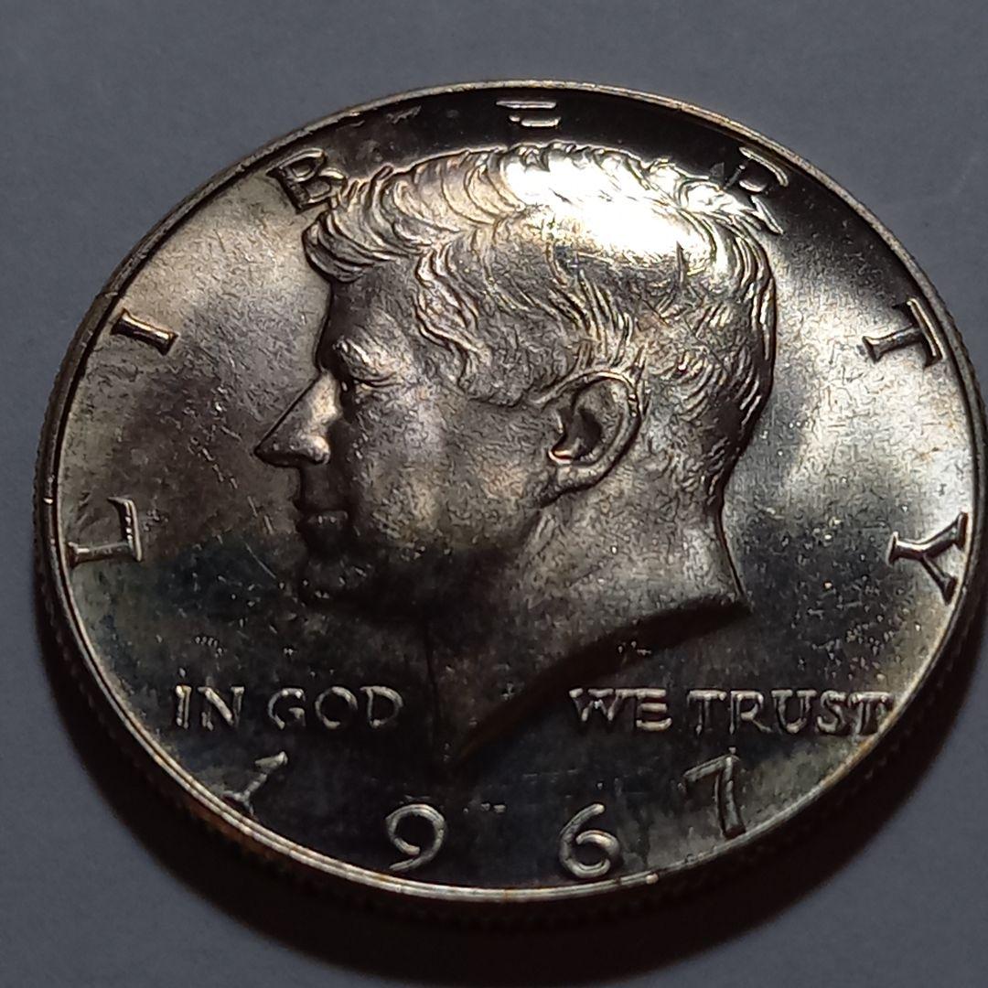 銀貨 ケネディハーフダラー 1967年【即購入可能です】 - メルカリ