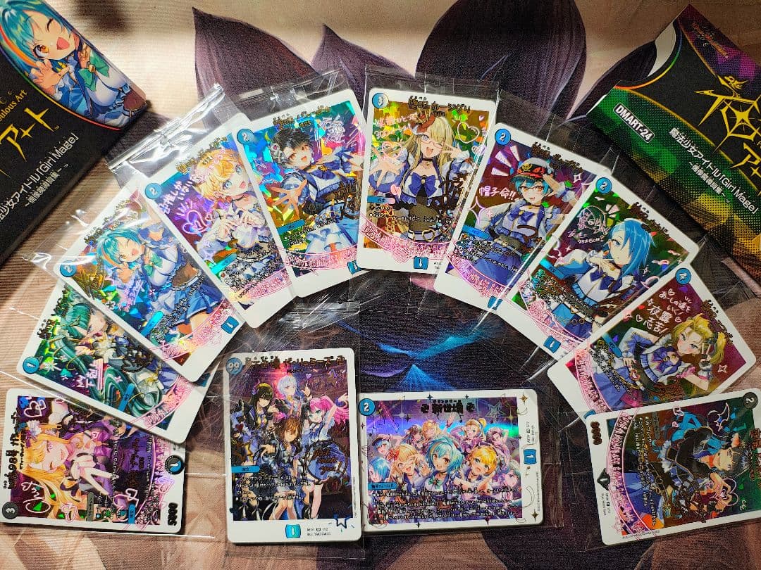 神アート 魔法少女アイドル「Girl Mage」 偶像魔導具集 No.２ デュエルマスターズ】神アート 「魔法少女アイドルGirl Mage～偶像魔導