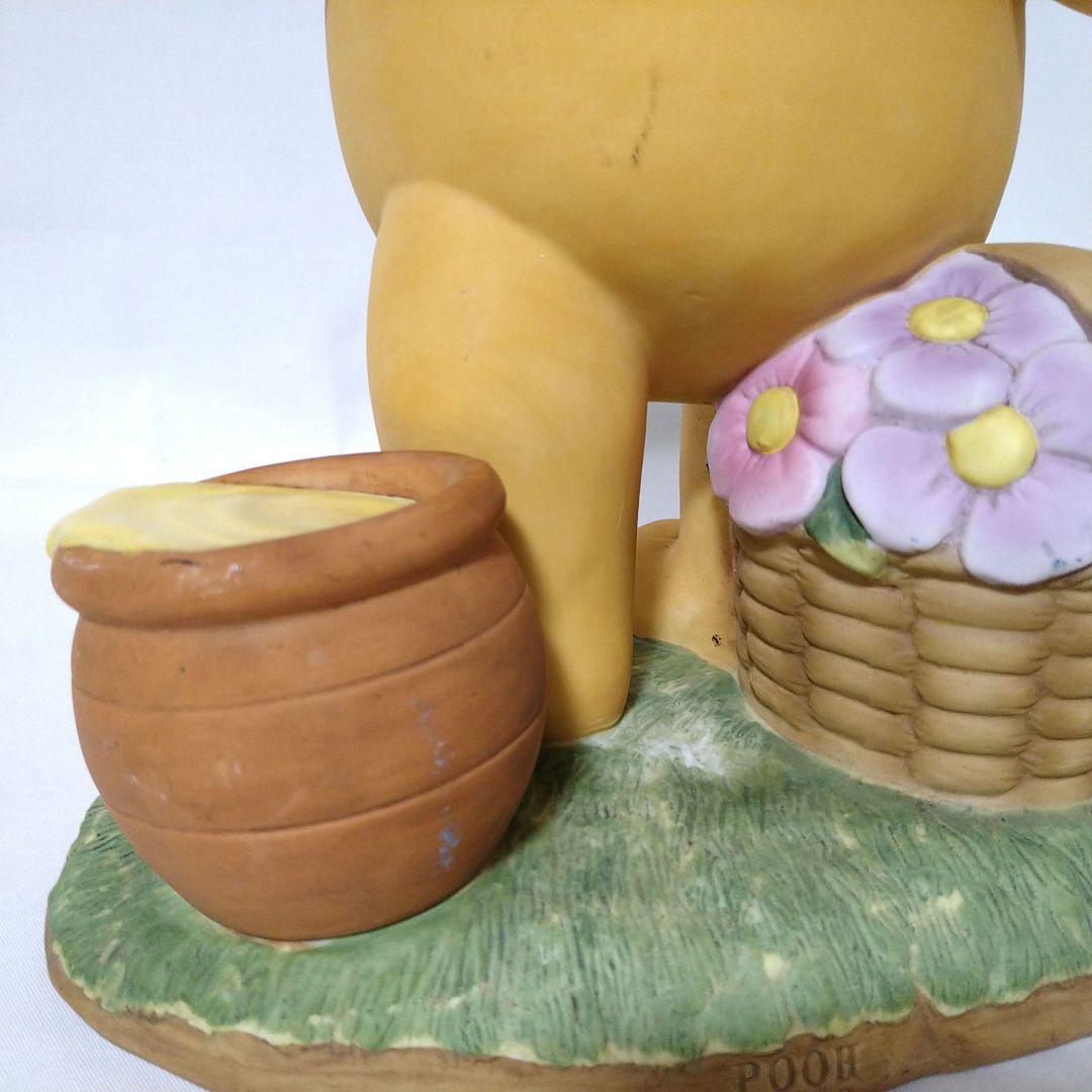加藤工芸 くまのプーさん スタチュー 陶器 置き物 ガーデニング ビッグ