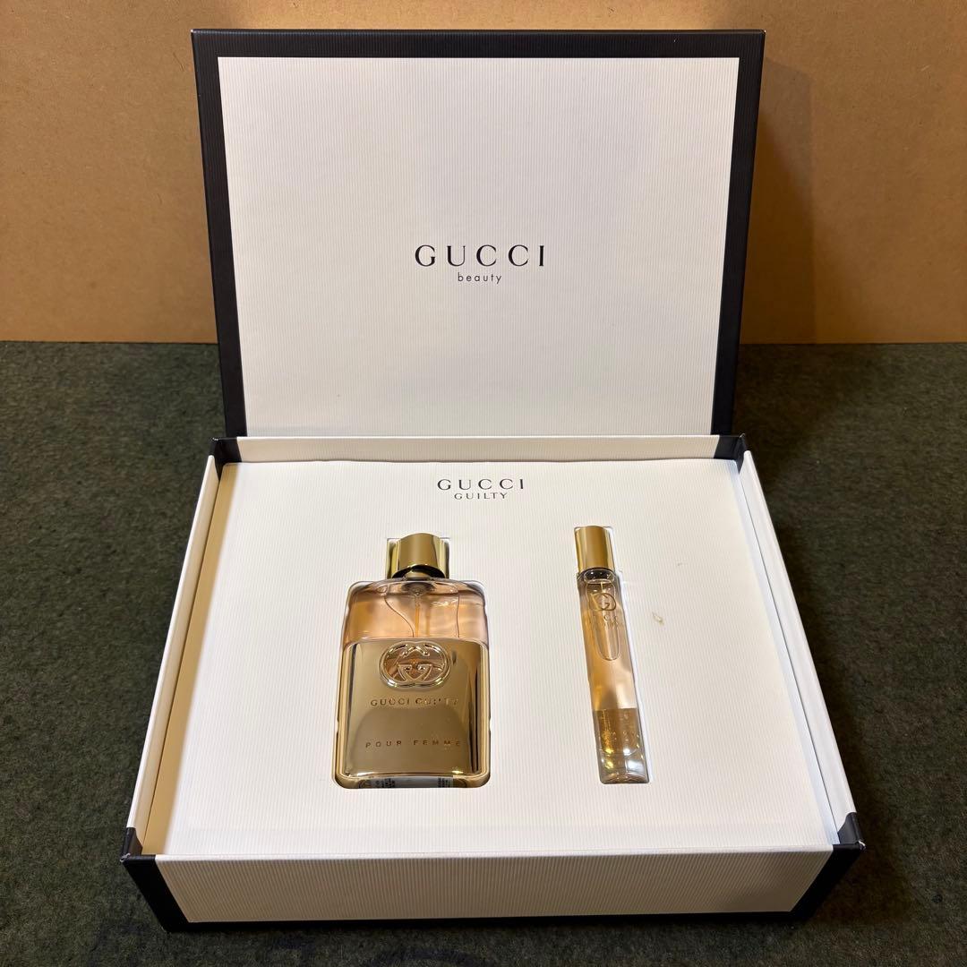 残量9割 GUCCI GUILTY ギフトセット 50ml+ミニボトル