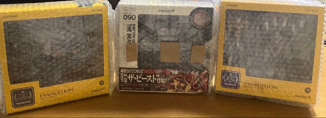 レガシーOFリボルテック3点セット　エヴァンゲリオン零号機(改) 初号期　2号機