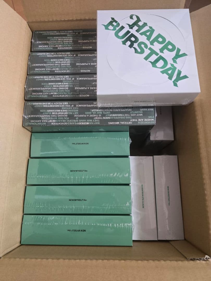 新品未開封　SEVENTEEN HAPPY BURSTDAY ３形態 4セット